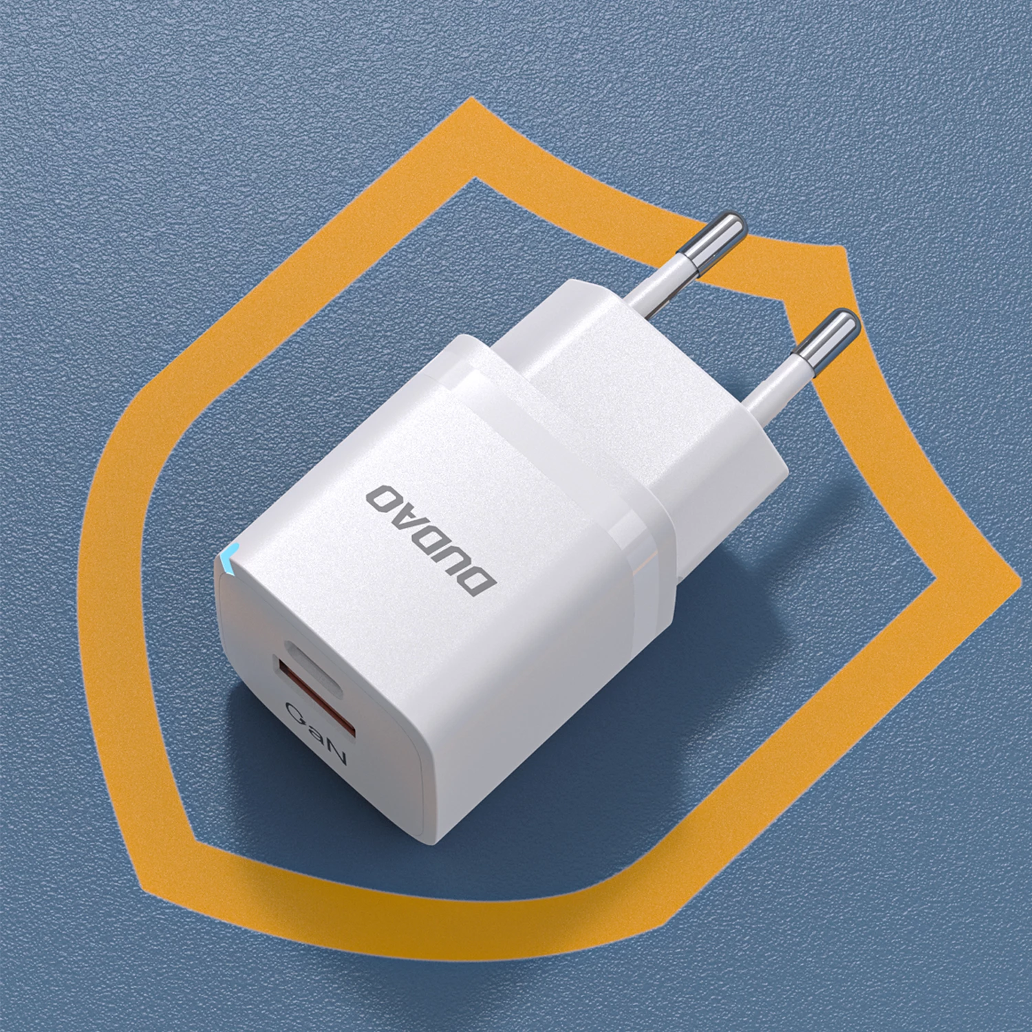 Karikues muri Dudao A13ProEU, GaN, 33W, 2 porta USB-C/USB-A, Bardhë