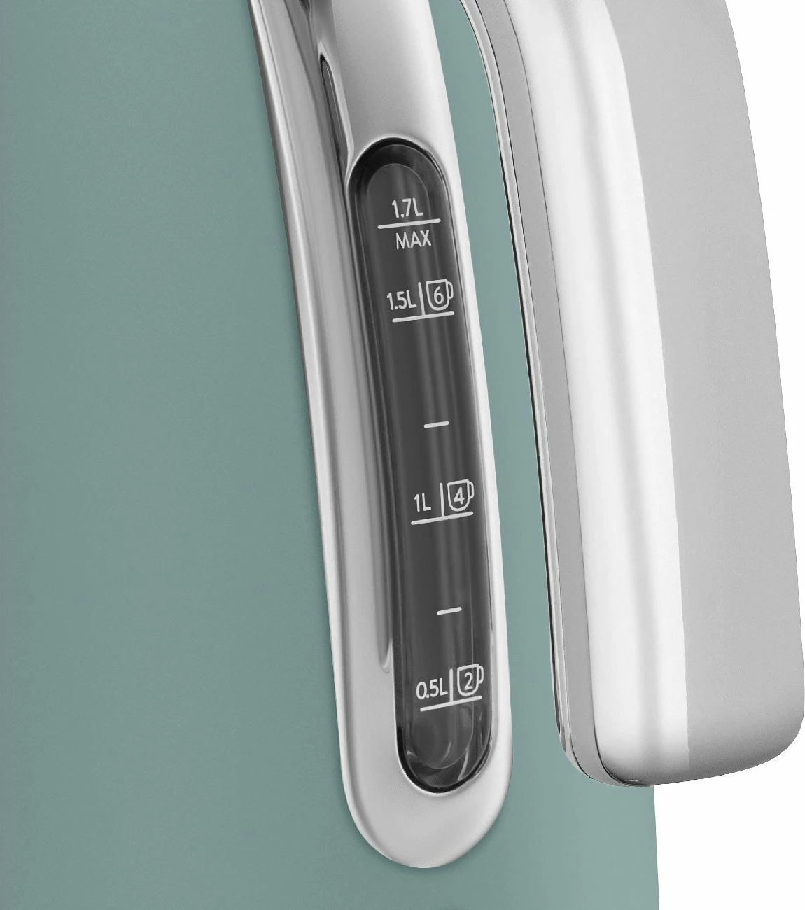 Çajnik elektrik SMEG KLF03EGMEU 1.7 L 2400 W, jeshile smerald matte