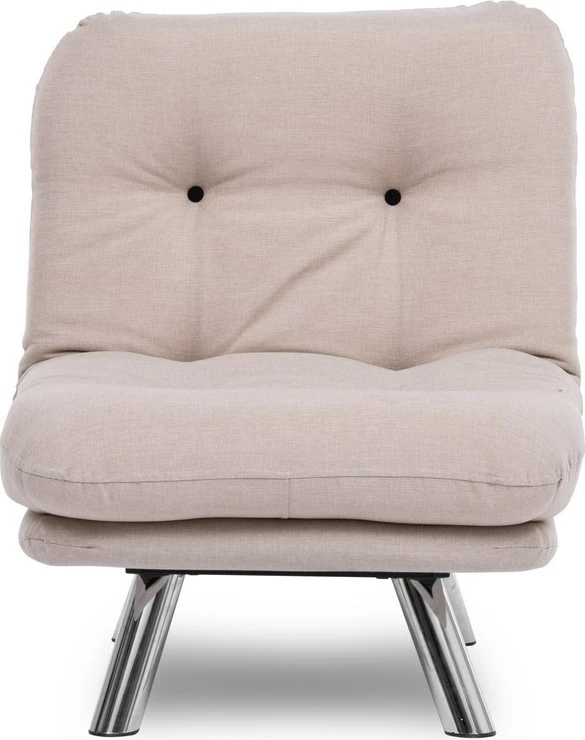 Krevat-karrige një vendësh, Atelier del Sofa, Misa Small Solo v2, krem