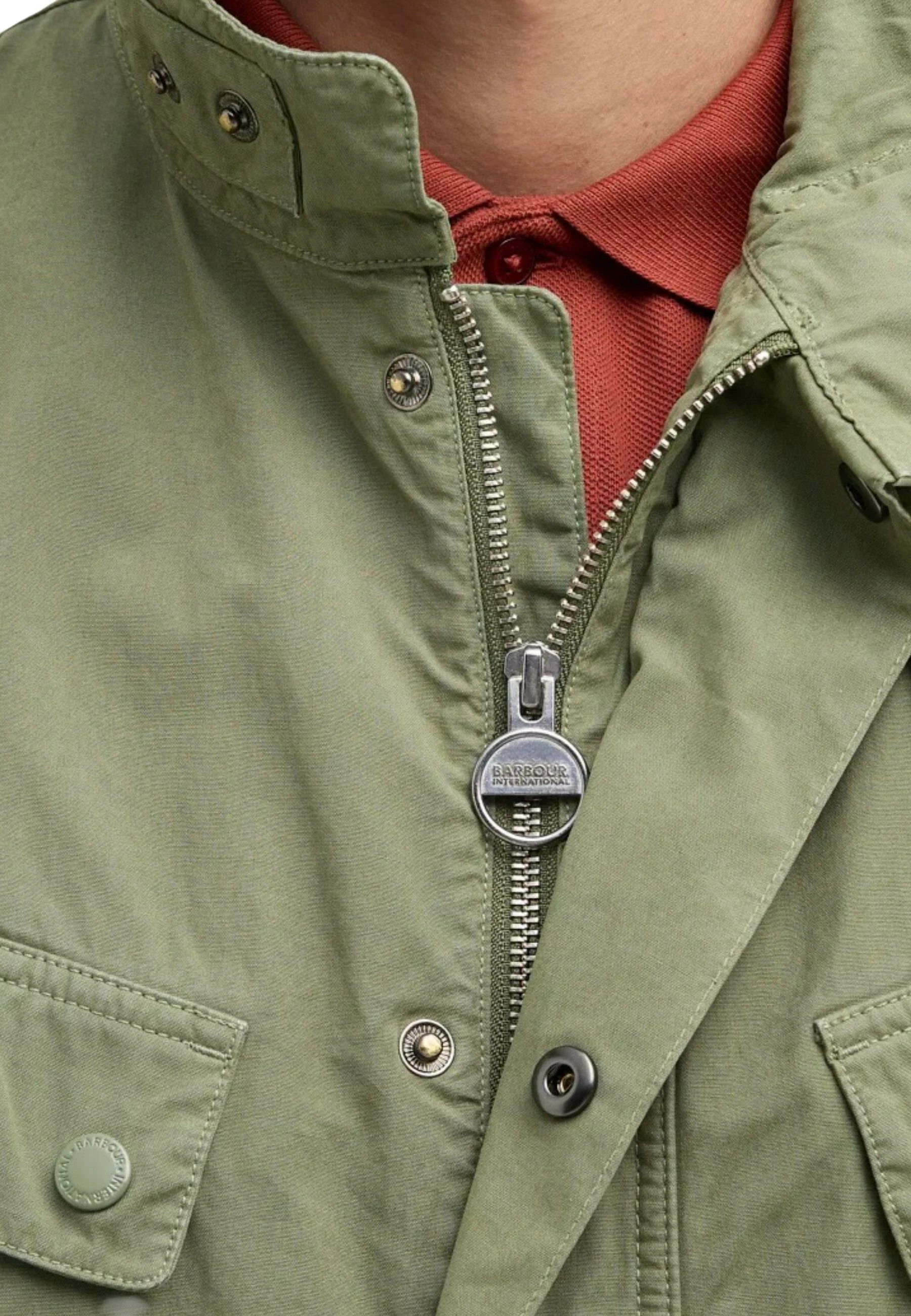 Jakne për meshkuj Barbour Duke Casual MCA1100, e gjelbër ulliri [Madhësia: M]