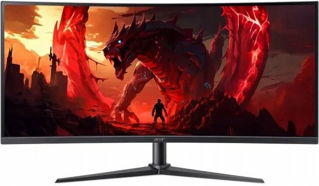 Monitor gaming Acer Nitro XZ340CURX0bmiiphx 34\" UWQHD 200Hz 1ms i lakuar HDR10 FreeSync Premium, i zi