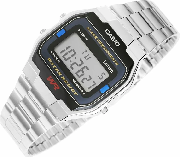 Orë dore unisex Casio, argjend