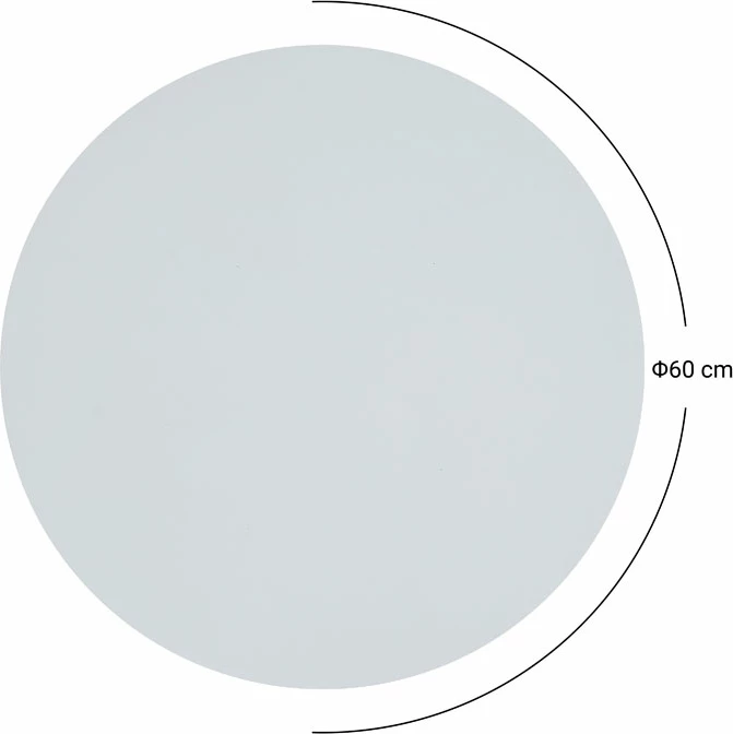 Sipërfaqe tavoline Noble HPL, ngjyrë arre, Φ60cm, 12mm trashësi