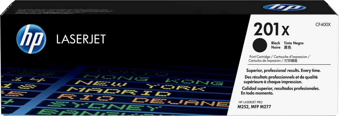 Toner, HP, 201X / CF400X, 2800 faqe, XL, i zi