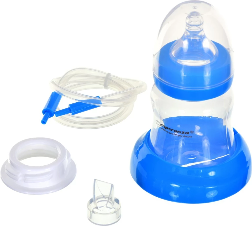 Pompë gjiri Esperanza ECM003B, 2 në 1, 150 ml, e kaltër/e bardhë