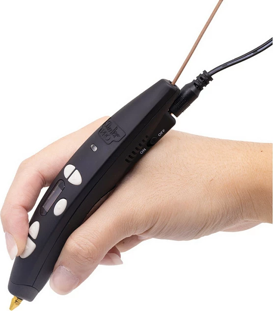 Penë 3D 3Doodler Pro III Set, me ekran, me adapter rryme, e zezë