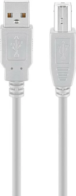 Kabl USB-A në USB-B Goobay 68714, 5 m, i bardhë