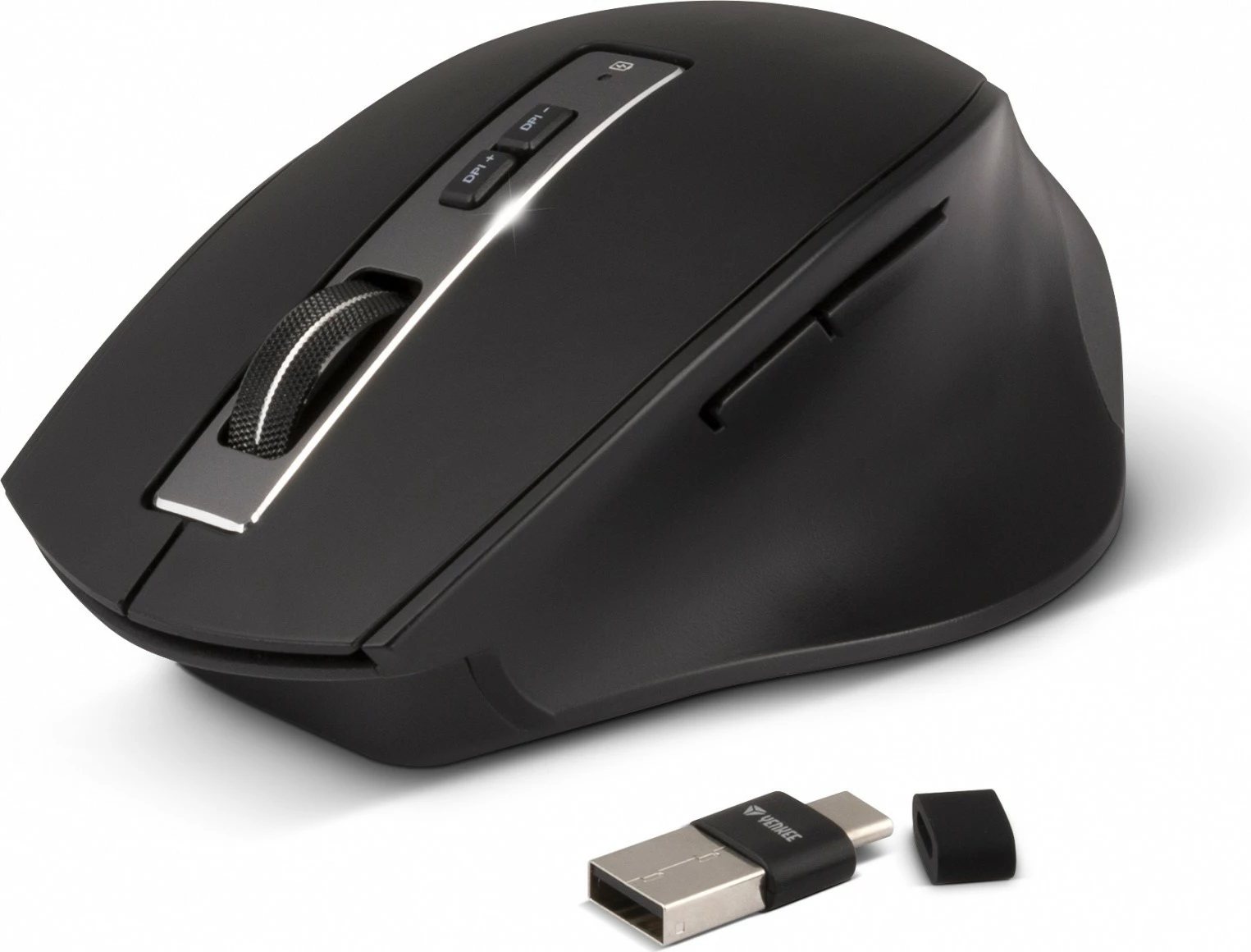 Maus wireless YENKEE RANGE YMS 2075, 2400 DPI, i zi/gri