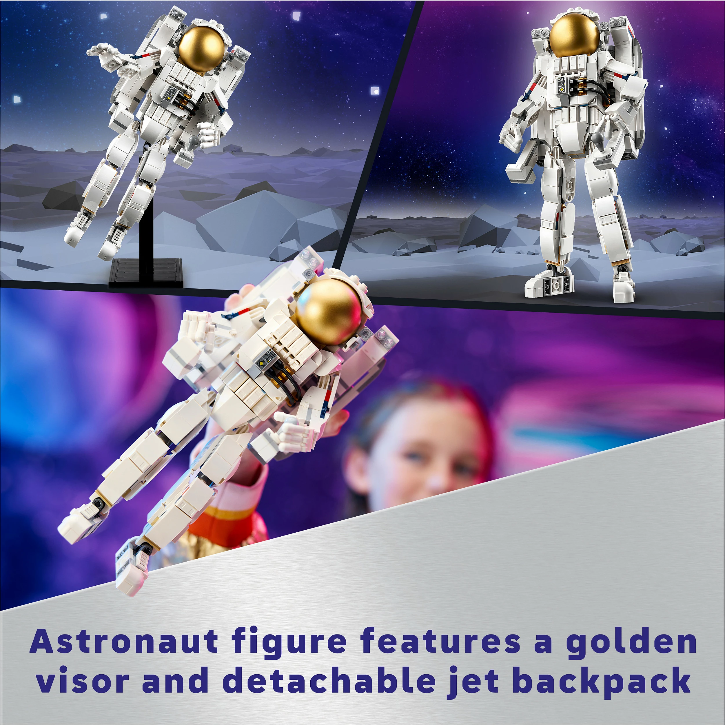 Set ndërtimi LEGO Creator 3in1 Space Astronaut 31152, 647 pjesë, multikolor