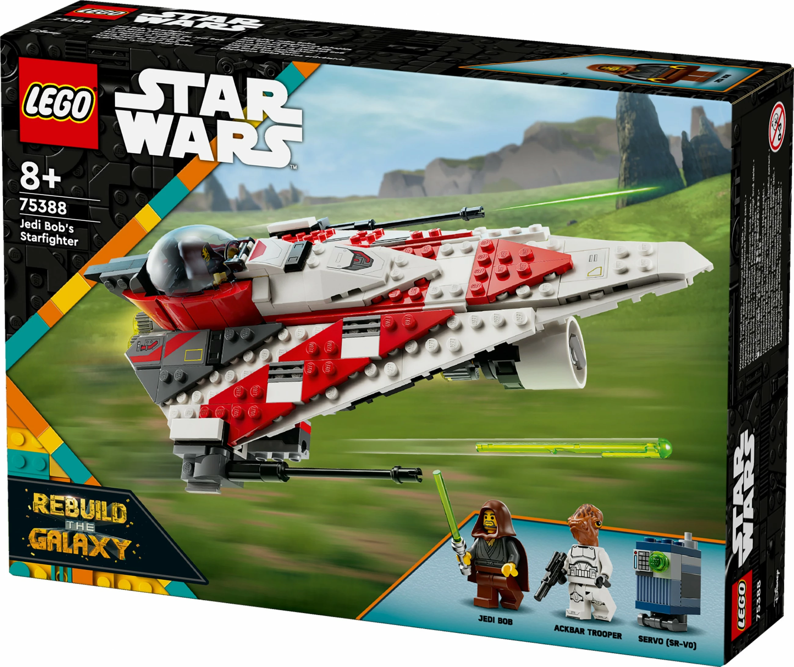 Set ndërtimi LEGO Jedi Bob's Starfighter, 305 pjesë, shumëngjyrësh