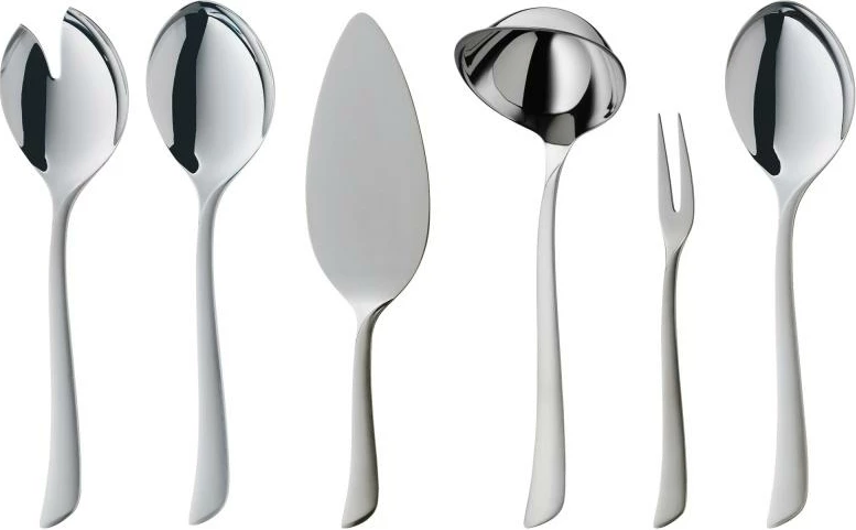Set takëmesh, WMF, Virginia 4200 (11 4200 6391), 66 copë, për 12 persona, çelik inox Cromargan protect, argjendtë