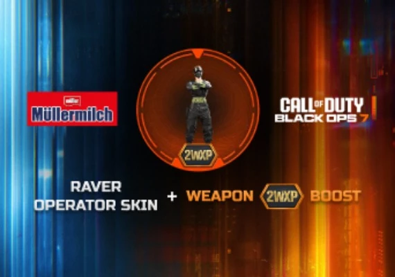 Call of Duty: Black Ops 7 - Raver Operator Skin + 1 Hour Double Weapon XP DLC EN Global