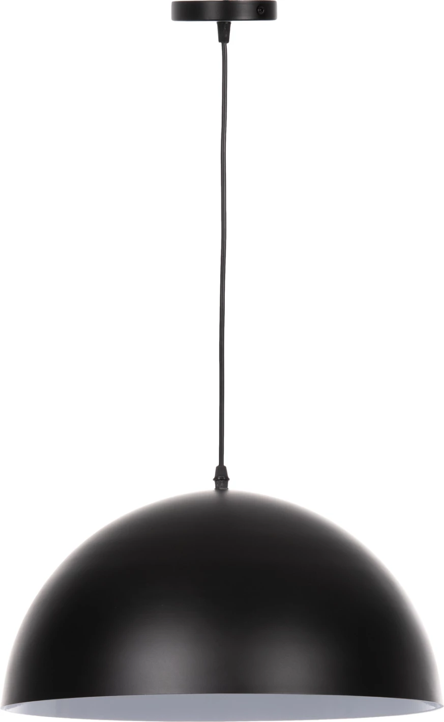 Llambë varëse tavani, kapak i rrumbullakët, metal i zi, FH4078, Φ40x125H cm