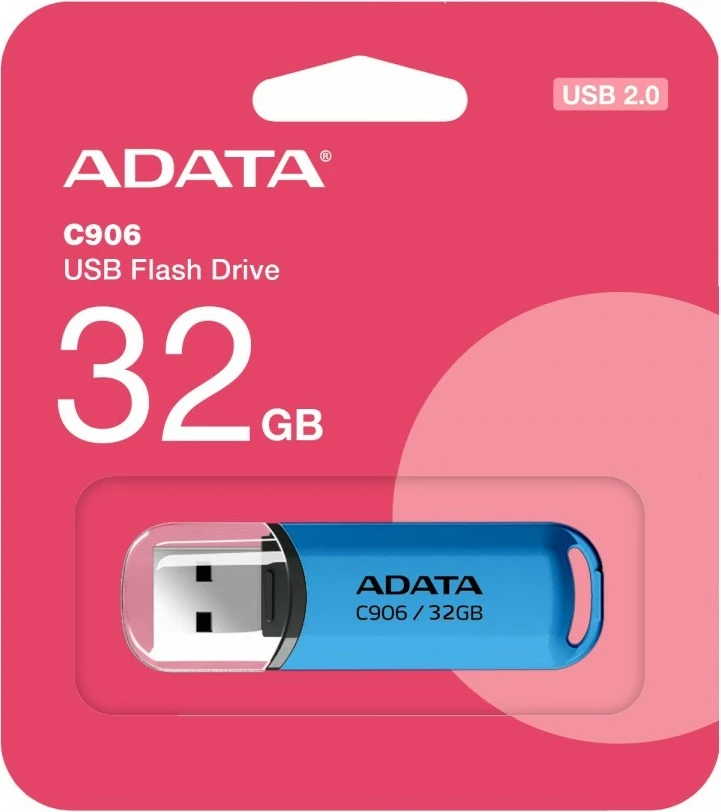Pendrive Adata C906, 32 GB, USB 2.0, Blu