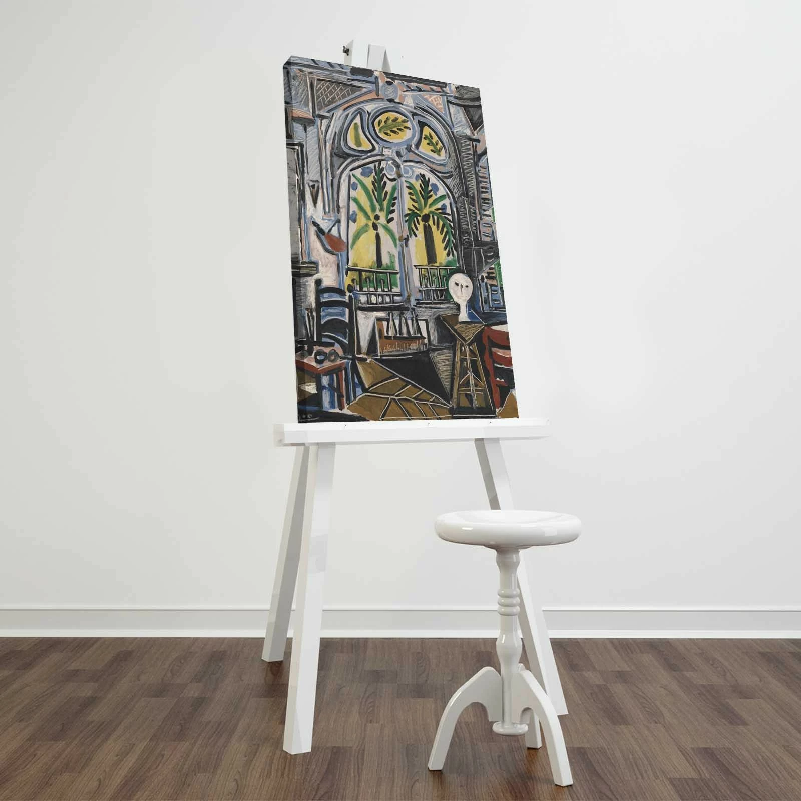 Pikturë dekorative në kanavacë, Wallity FAMOUSART-106, shumëngjyrëshe, 45x70cm