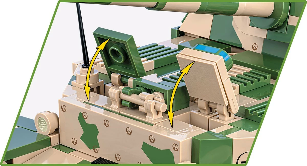 Set blloqesh Cobi Klocki Sd.Kfz. 184 Ferdinand, 1268 pjesë, Historical Collection, Kamuflazh