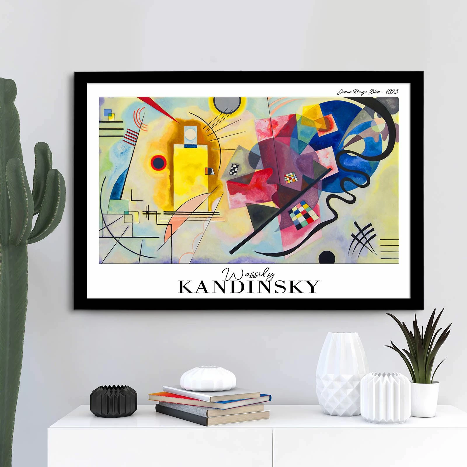 Pikturë dekorative me kornizë Wallity, 4262SYHKANDINSKY-014