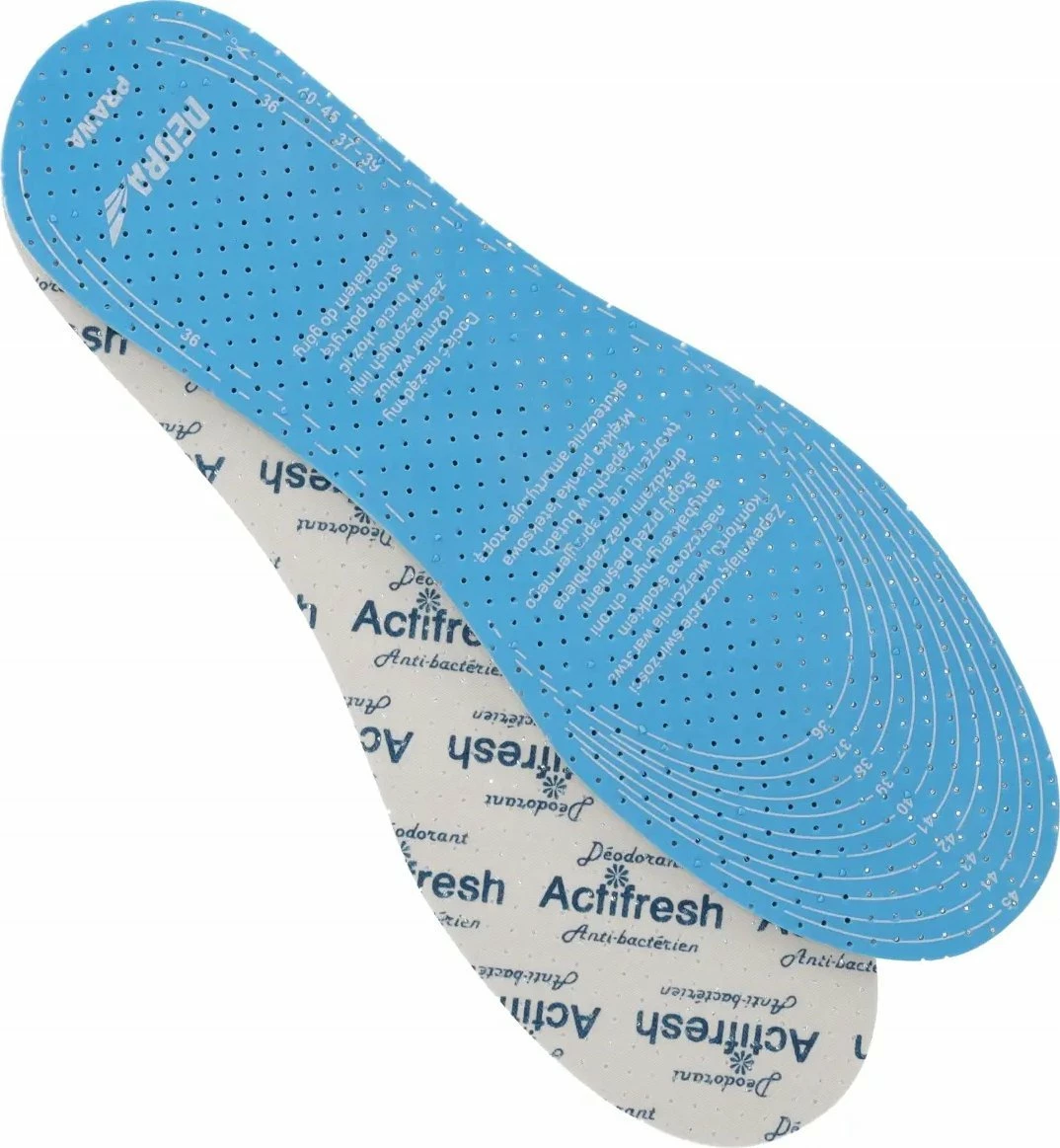 Shtrojë këpucësh antibakteriale Dedra BH9W03, UNI (36-45), kaltër