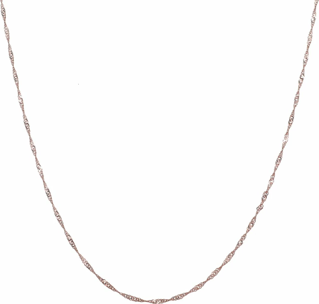 Qafore argjendi, ngjyrë rozë gold, Elika Silver, ESK2152R