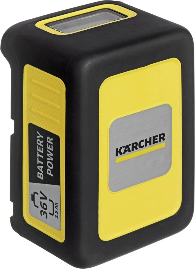 Set baterie dhe karikues KARCHER Power 36/25, e verdhë