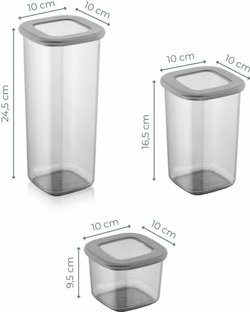 Set kuti për organizim, 24 copë, ngjyrë antracit, BNMPOLYAS24-51217