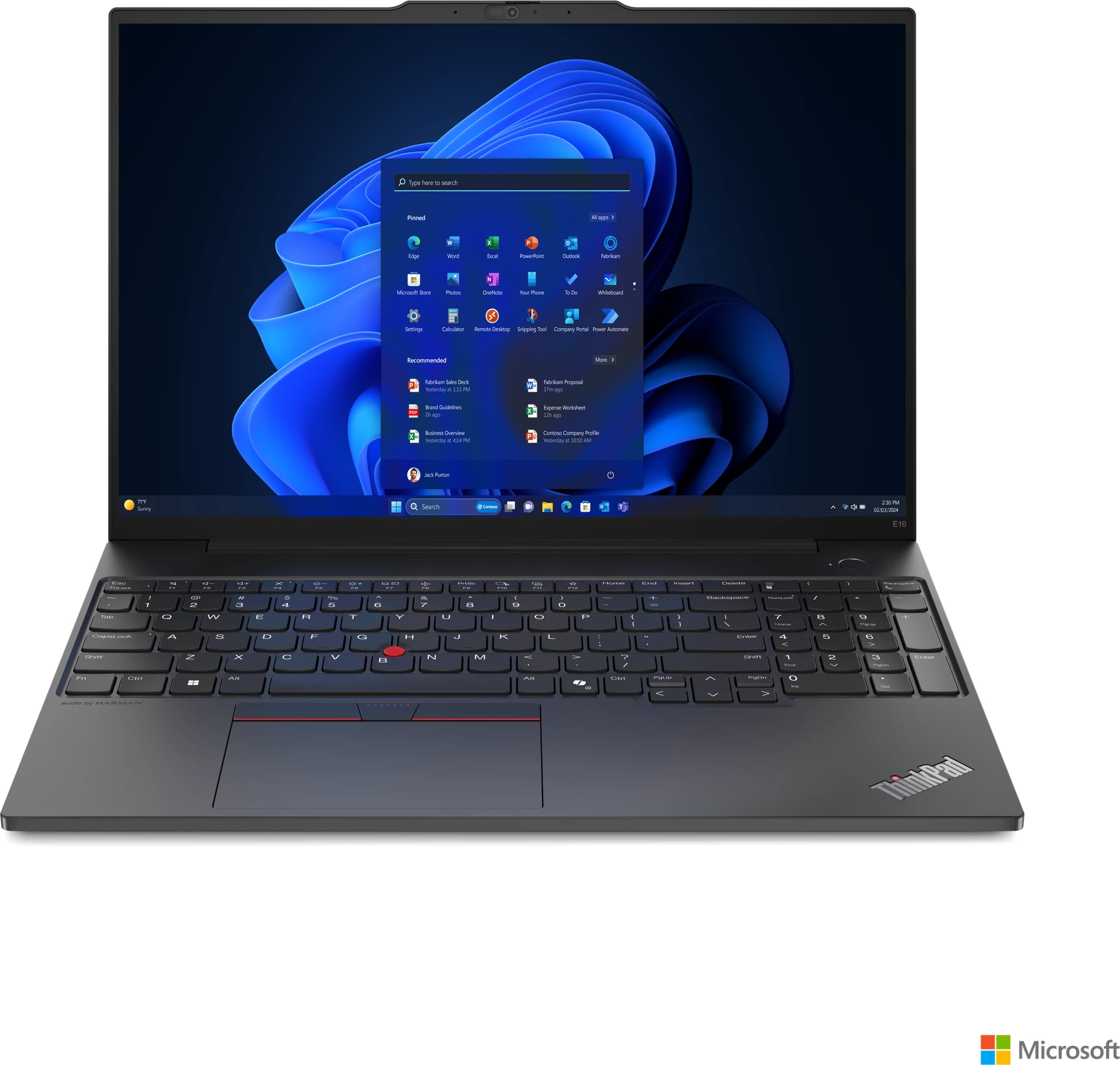 Laptop Lenovo ThinkPad E16 Gen 2,Intel Core Ultra 5 125U16'WUXGA,16GB RAM ,512GB SSD, i zi 