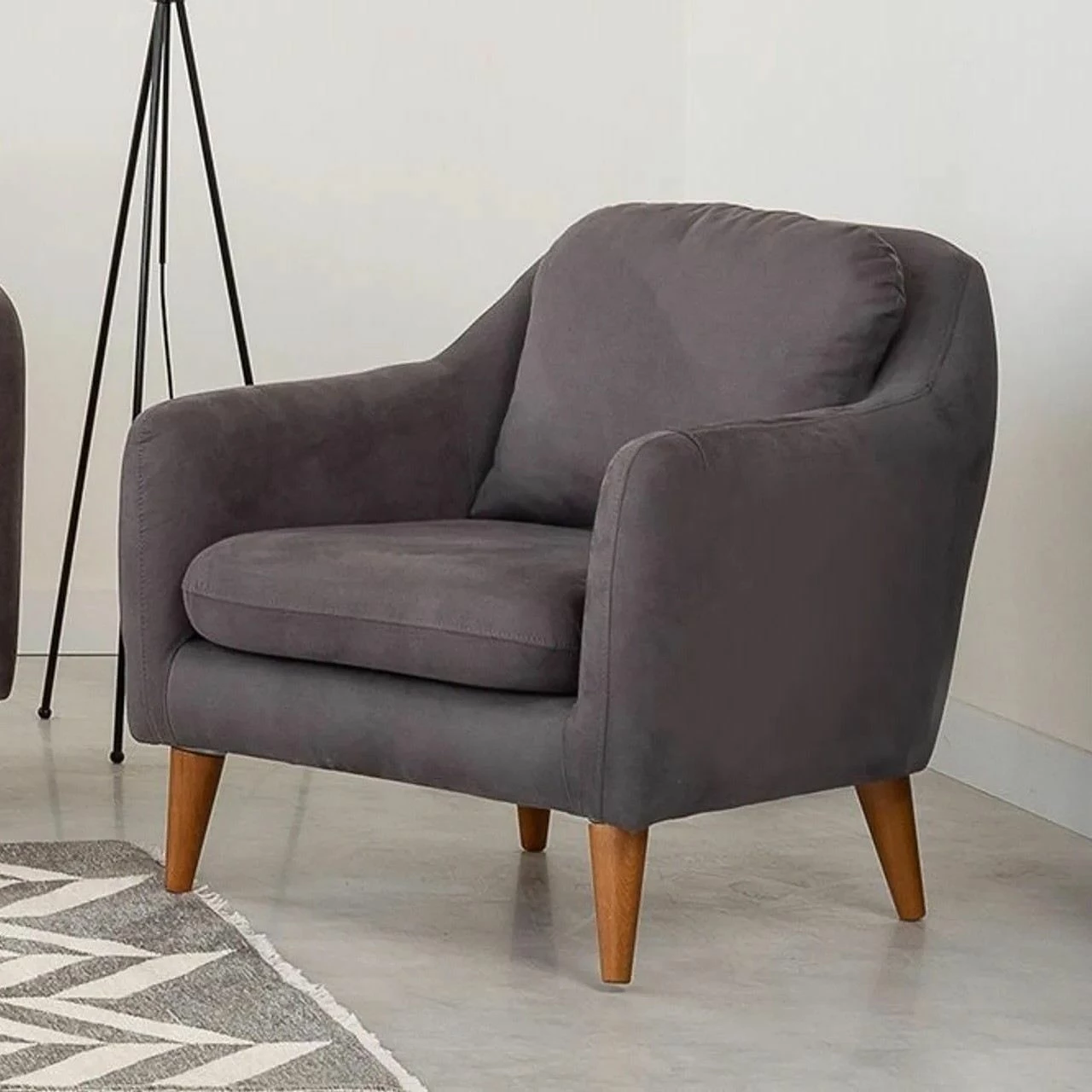 Karrige berjer Wing, ngjyrë antracit, Atelier del Sofa, Soli
