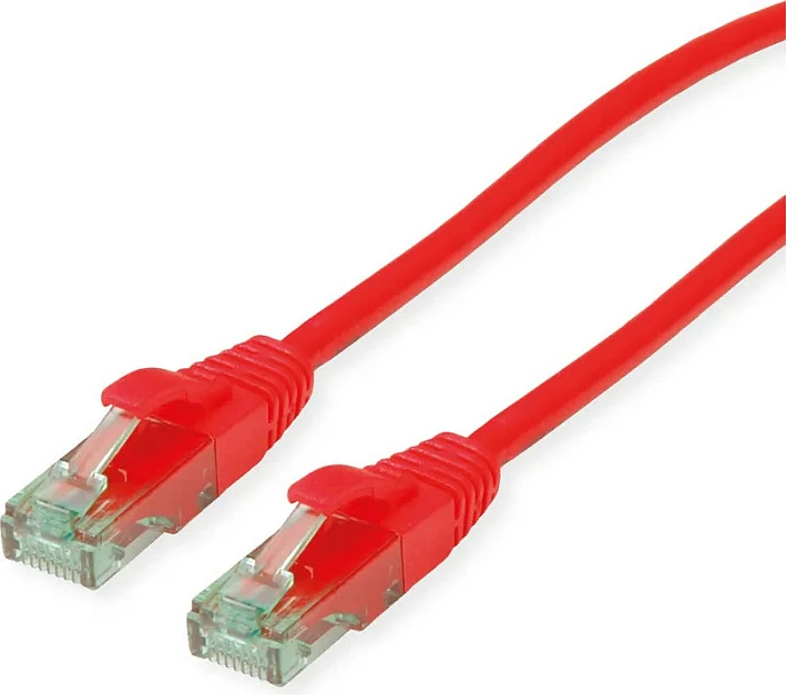 Kabllo rrjeti ROLINE 21.45.3116 Cat6a, 7 m, RJ-45 në RJ-45, e kuqe
