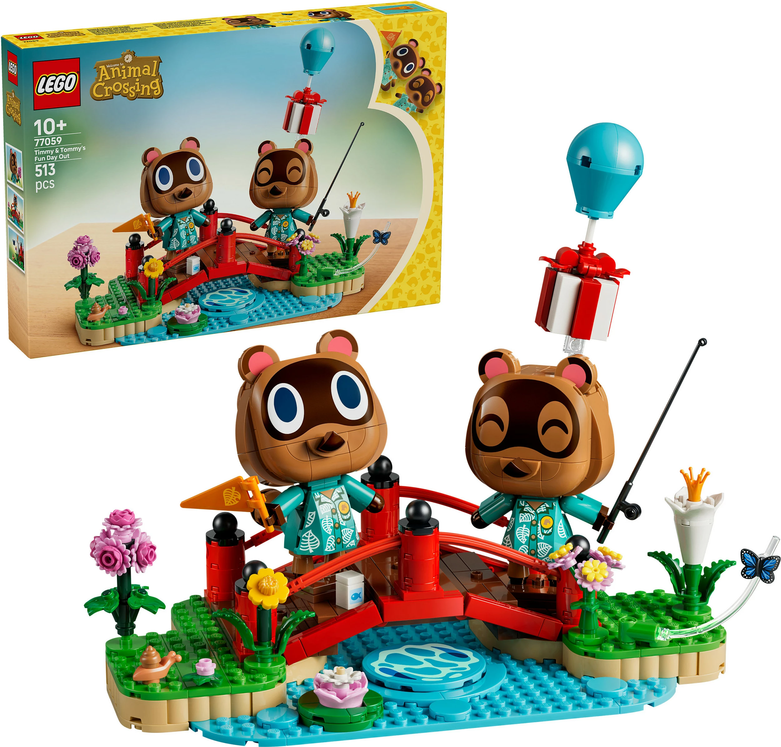 Set ndërtimi LEGO Animal Crossing 77059, 1234 pjesë, 10+, multikolor