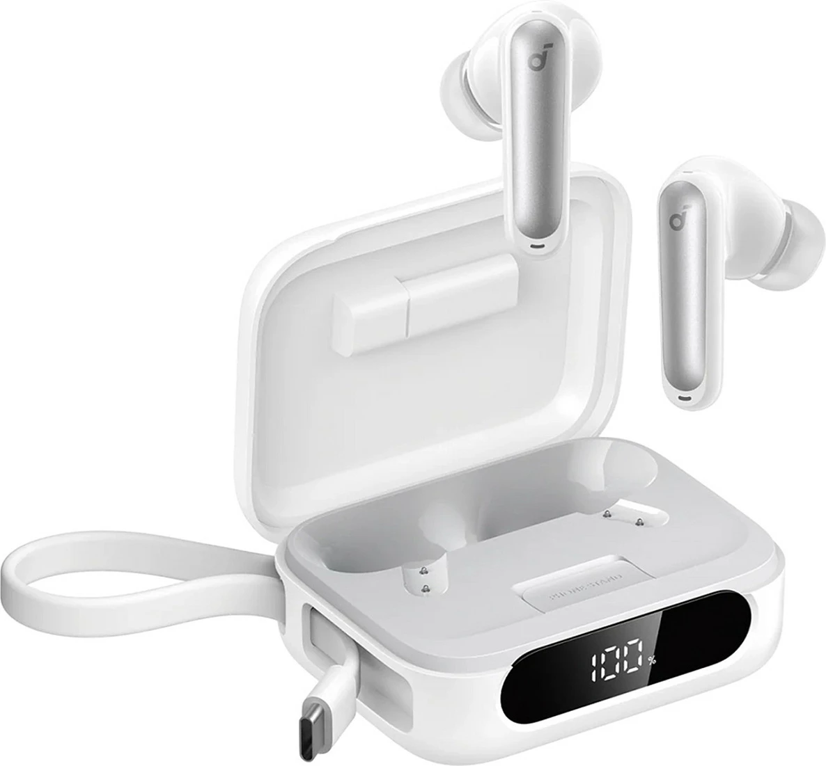 Kufje Anker Soundcore P41i (MFi), True Wireless, USB-C, të bardha
