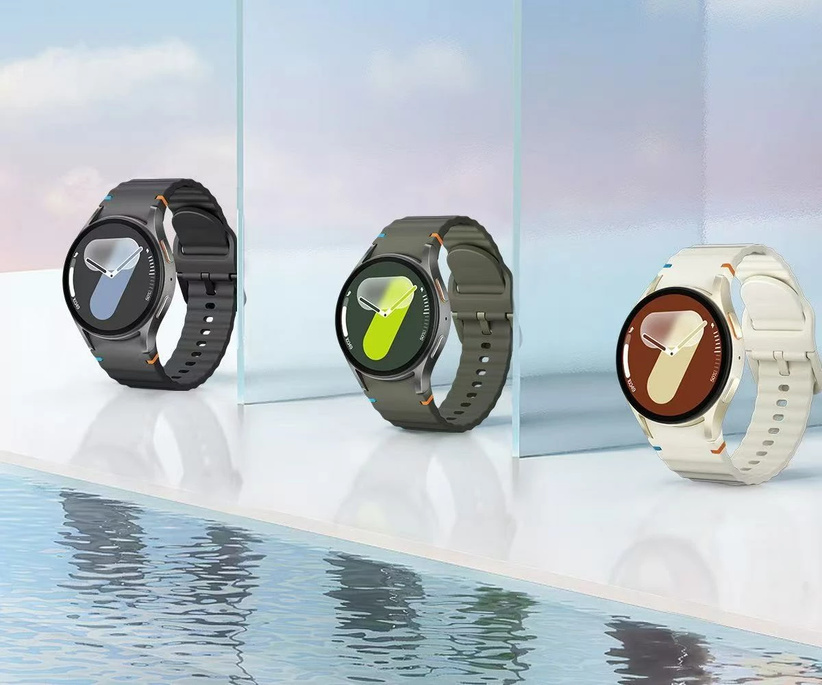 Orë Inteligjente Sportive Premium (Rrip Khaki) - imitim i Samsung Galaxy