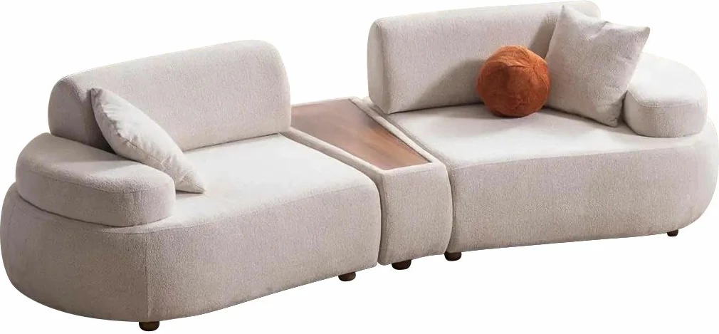 Set mobiljesh për dhomë dite, Atelier del Sofa, ngjyrë krem