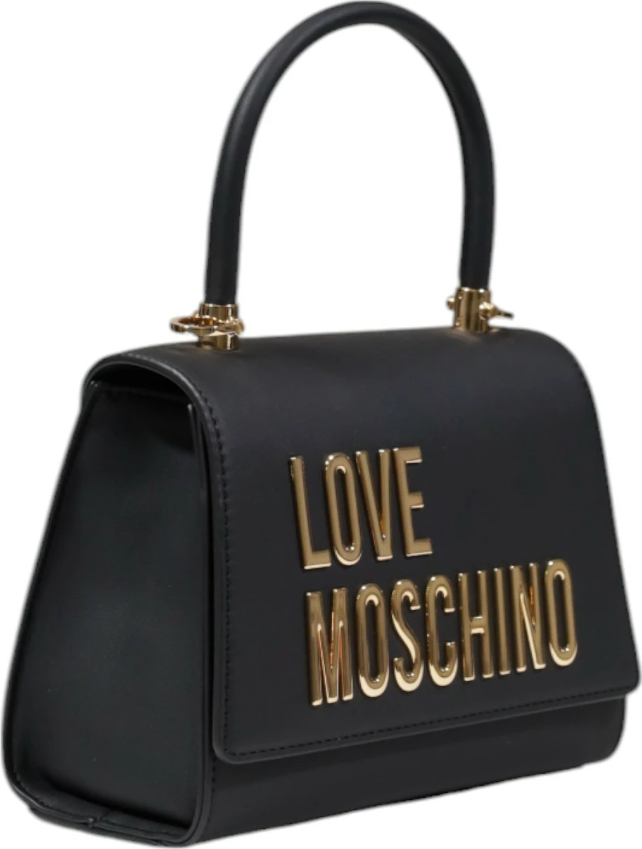 Çantë dore për femra Love Moschino JC4024PP1, e zezë/ari