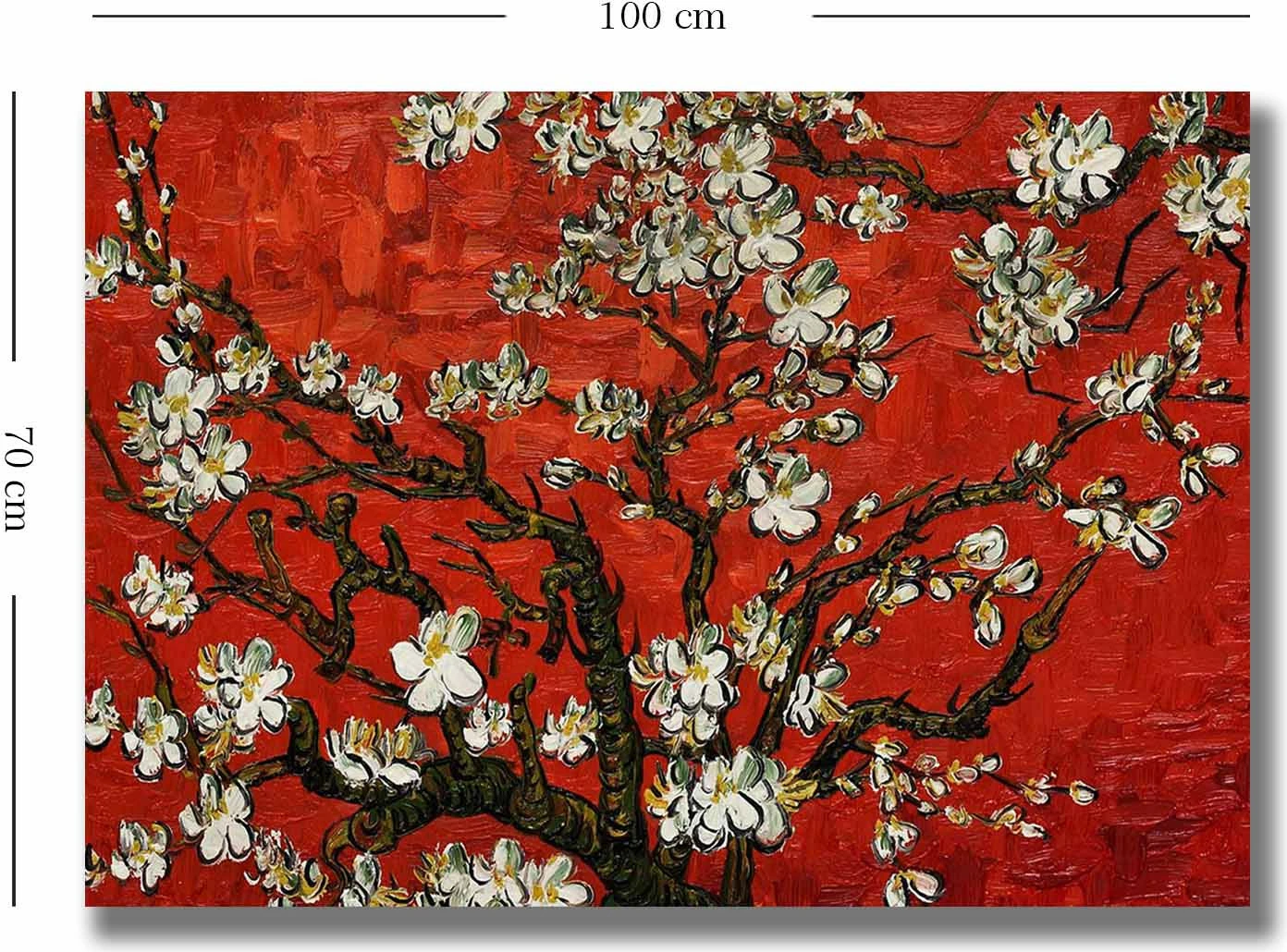 Pikturë dekorative në kanavacë, Van Gogh, shumëngjyrëshe, 70x100cm, 70100VANGOGH075