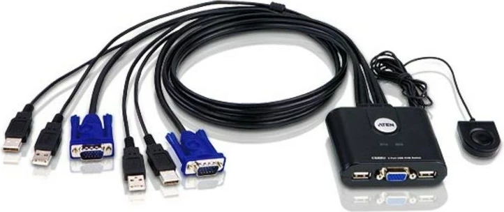 Switch ATEN 2-Port USB Vga Kvm
