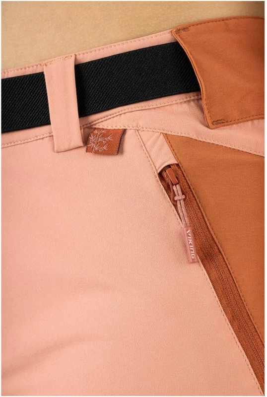 Pantallona trekking për femra Viking, portokalli