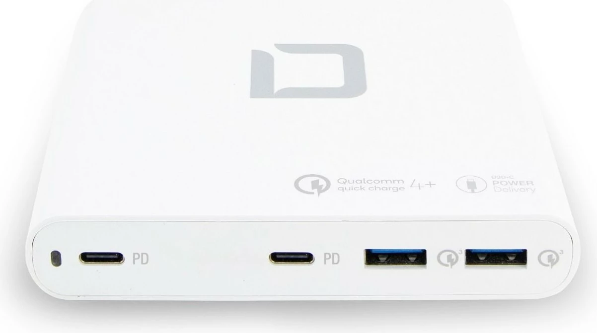 Karikues universal DICOTA Universal Charger PRO 120W, EU/UK, i bardhë