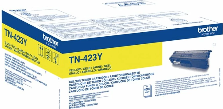 Toner Brother TN-423Y, Jumbo Yield, Verdhë, 1-pack
