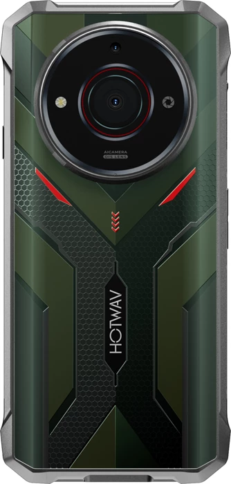 Celular HOTWAV T7S 4GB/128GB, Dual SIM, Android 13, 6.52\" HD+, 6280mAh, USB-C, Green, set 5 pjesë