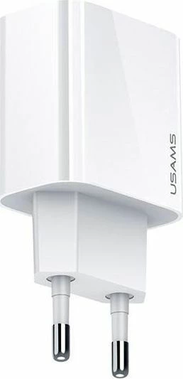 Karikues rrjeti Usams T34 US-CC118 (CC118TC01) USB-C PD 20W 3A, i bardhë, pa kabllo