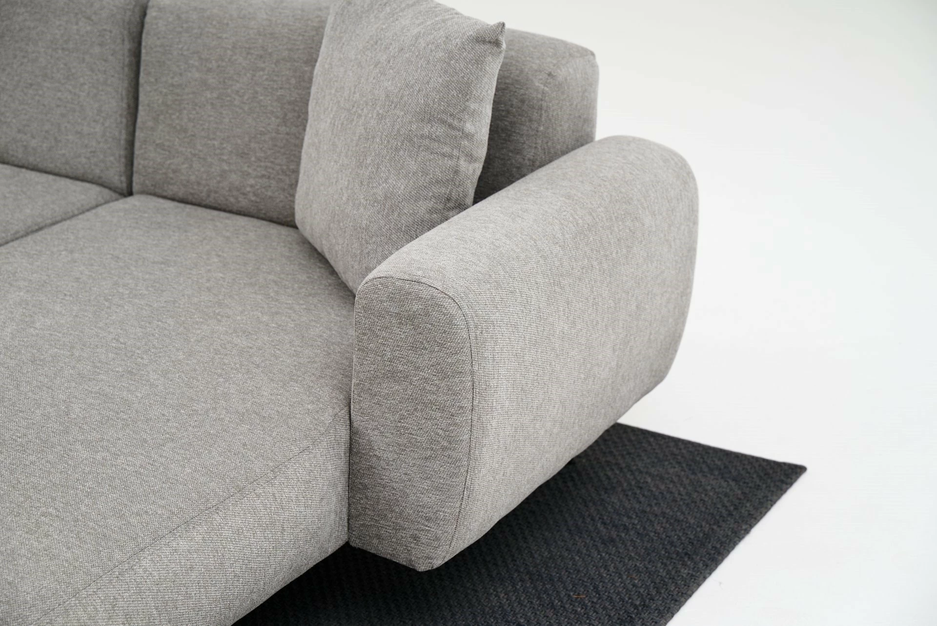 Këndare Atelier del Sofa, ana e djathtë, ngjyrë gri e çelët