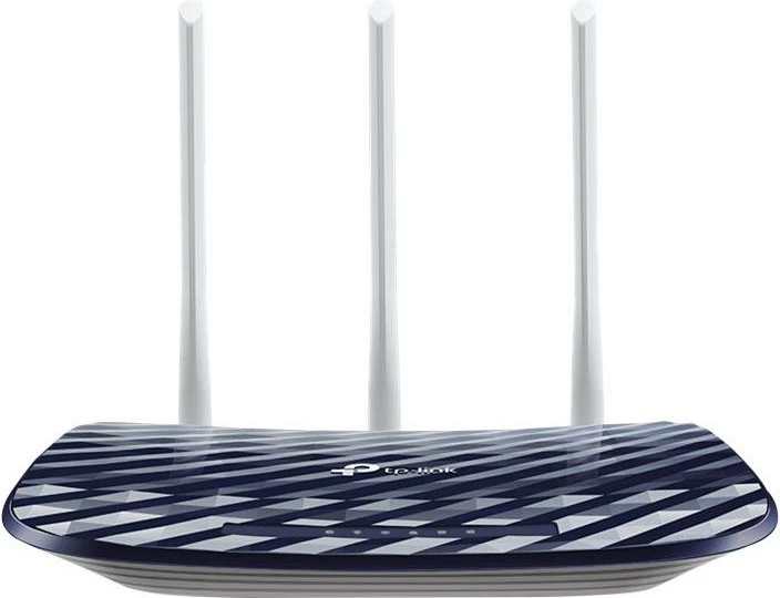 Router WLAN, TP-Link Archer C20 AC750, dual-band 300 Mbps + 433 Mbps, 3 antena, blu