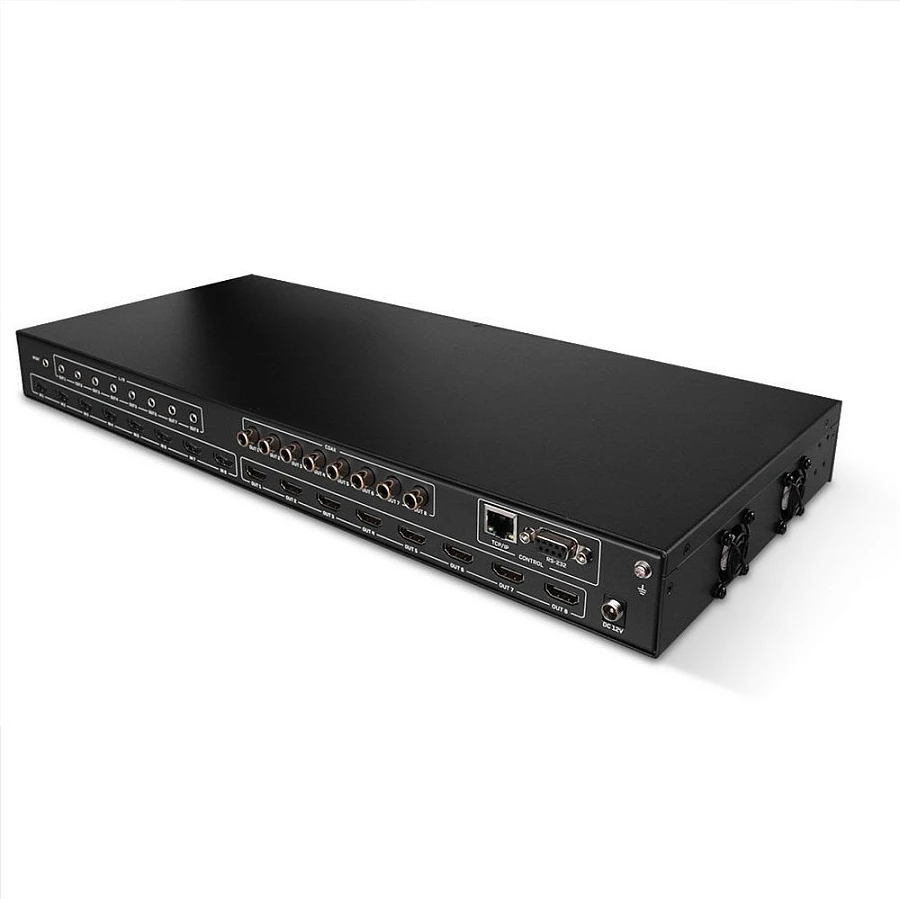 Matrix switcher HDMI LINDY 8x8 4K60, HDMI 2.0b, 18 Gbit/s, metal, i zi