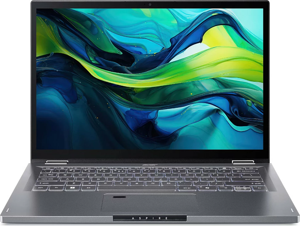 Laptop 2-n-1 Acer Aspire Spin 14 ASP14-52MTN-75Q5, 14" 1920x1200, Thunderbolt 4, Bluetooth 5.3, matt, gri