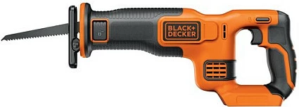 Sharrë reciproke me bateri Black+Decker BDCR18N, 18V, pa bateri e karikues, portokalli/zi