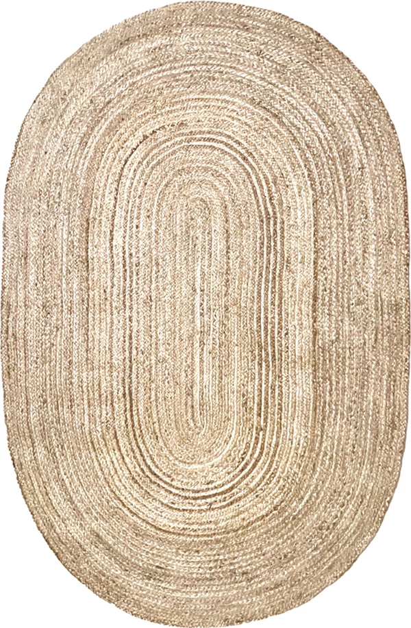 Qilim Maley për dhomë dite, jute natyrale, 230x160cm