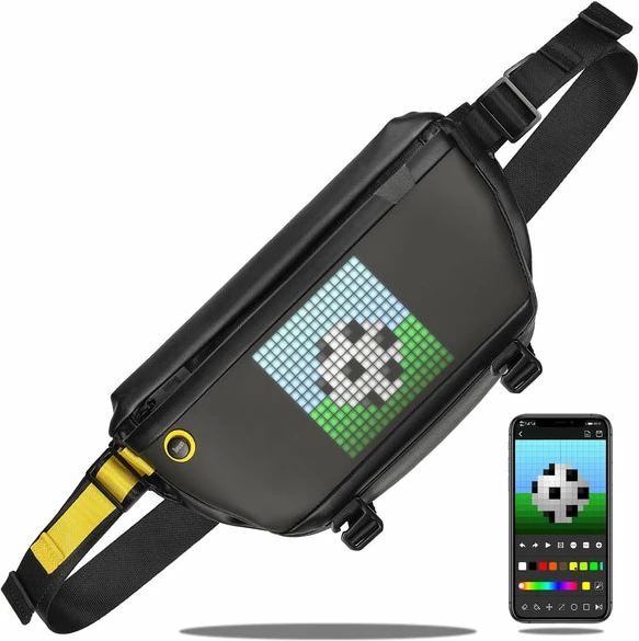 Çantë me ekran LED Divoom Pixoo Sling Bag with LED Display