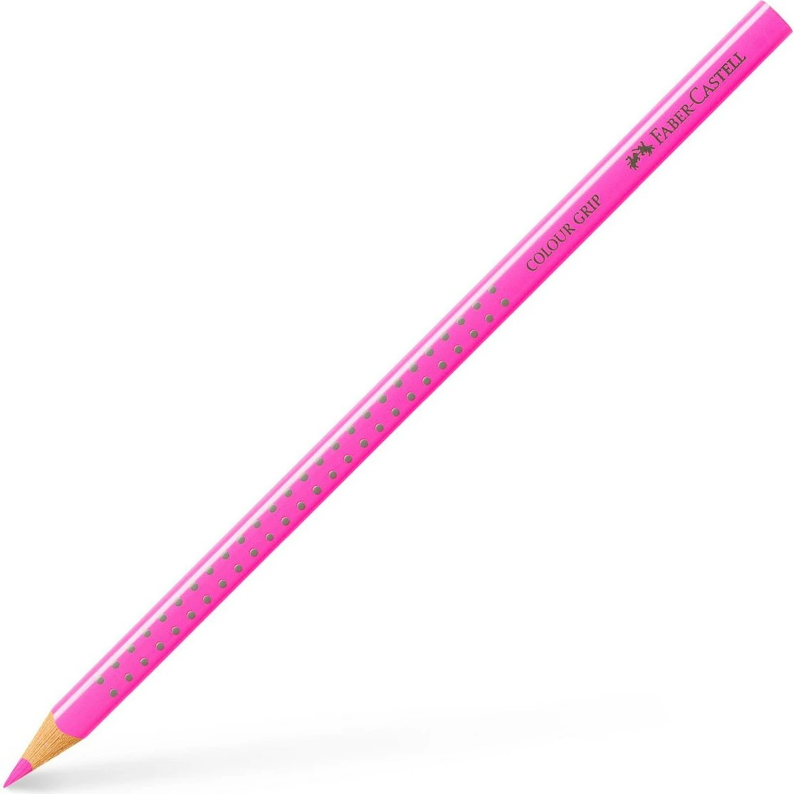 Laps ngjyrosës FABER-CASTELL Colour Grip Neon Pink 12 copë