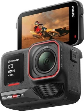 Kamerë aksioni Insta360 Ace Pro 2, 50 MP, 8K Ultra HD, Wi-Fi, E zezë