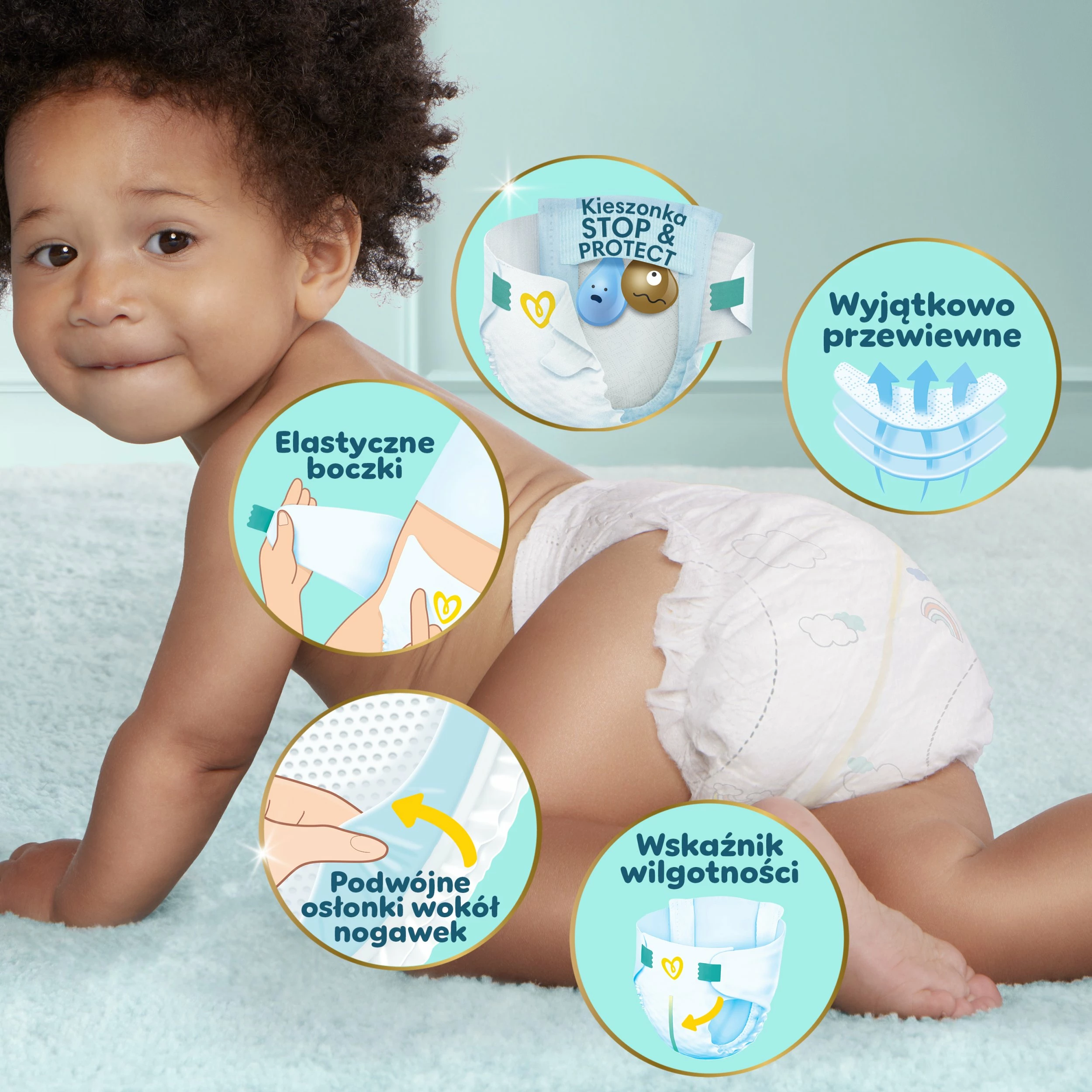 Pelenë Pampers Premium Care Nr. 7 (15+ kg), 108 copë
